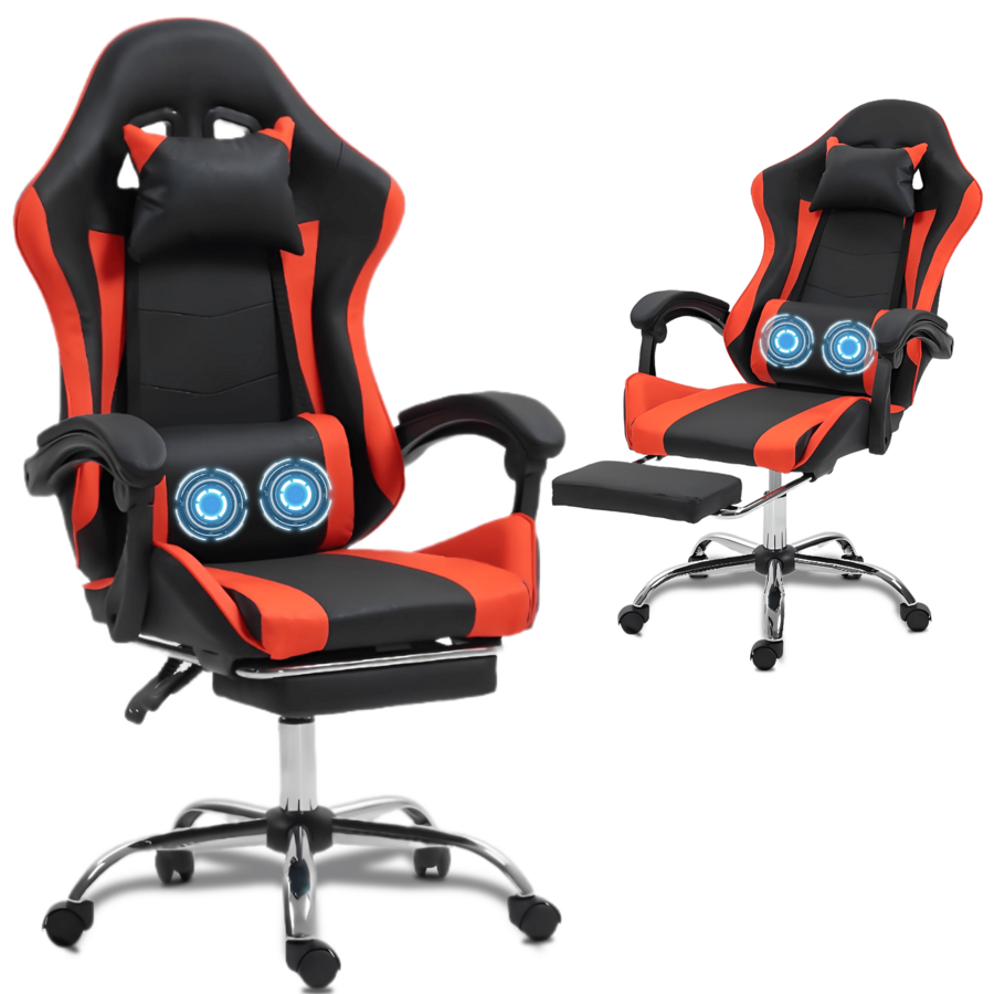 Gaming Chair With Massage Lumb - Video Gaming & Esports Usd Acc recension och pris